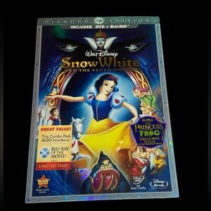 Disneys Snow White and the seven dwarfs dvd/blu-ray  unopened 2009